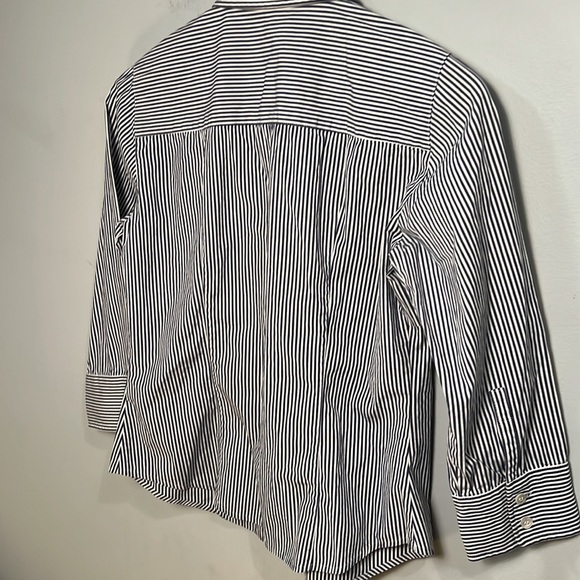 Very Nice J Crew Three Quarter Sleeve Striped Shirt - Picture 5 of 5